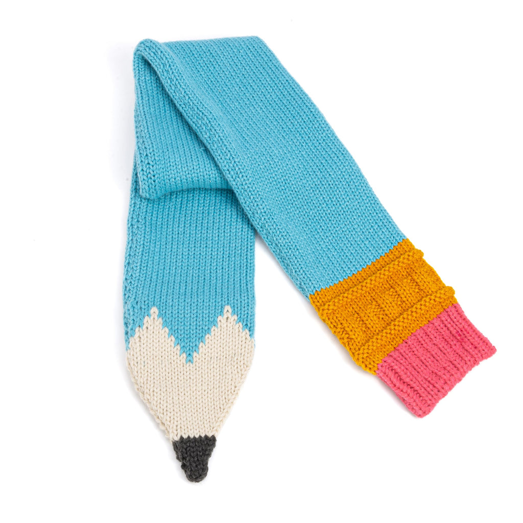 Children's Soft Warm Double -Knit Scarf - Pencil- Shaped (Kids Age 3-8 years, Unisex)