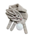Girls Bunny Rabbit, Critter Knitted Neck Scarf- (Children Age 4/5-12Yr)