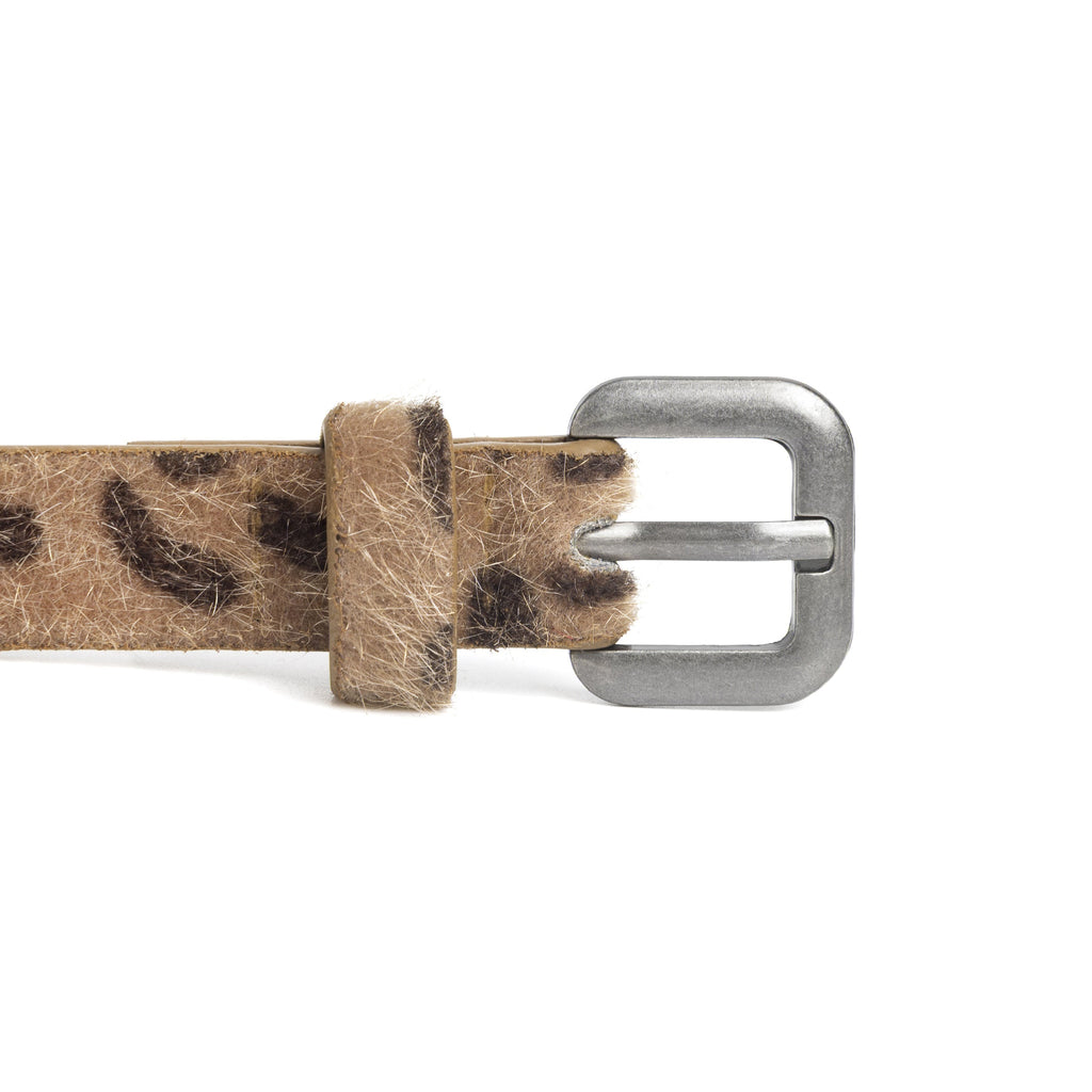 Girls' Leopard Print Faux Leather Belt – Fashion Belt for Kids, Teens 4-19 Y