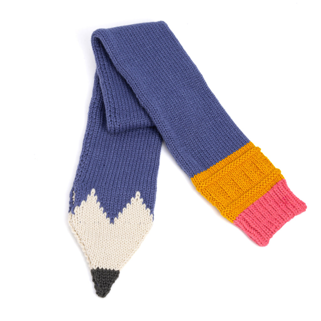 Children's Soft Warm Double -Knit Scarf - Pencil- Shaped (Kids Age 3-8 years, Unisex)