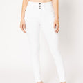 High Rise Waistband Detail Super Skinny